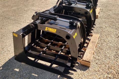 72 root grapple rake attachment for skid steer|everything attachments root rake grapple.